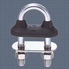 Waterproof U-Bolt Black - 25/64 in. dia. - 3-35/64 in. Length