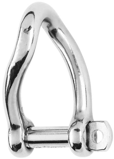 Self-locking twisted shackle - Dia 5 mm