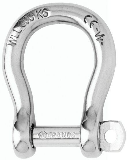Self-locking bow shackle - Dia 4 mm