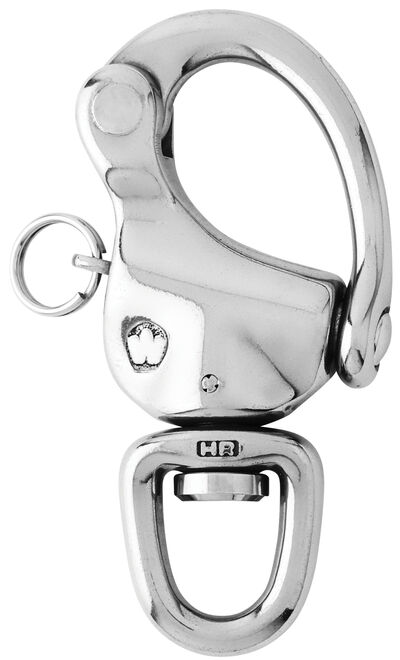 HR snap shackle - With swivel eye - Length: 120 mm
