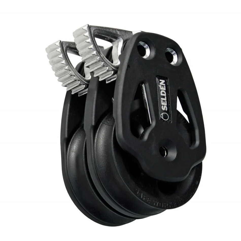 60 mm Plain Bearing Block - Double, Cheek, Quick-Lock, Anti-cloc