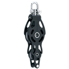 75 mm Aluminum Fiddle ESP Block — Swivel, Becket