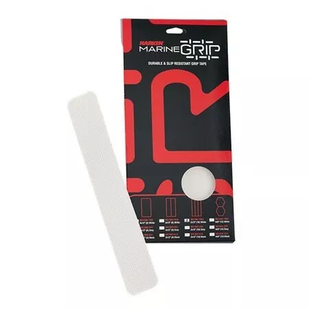 Nastro Antiscivolo Marine Grip - 5 x 30 cm, Bianco Translucido,